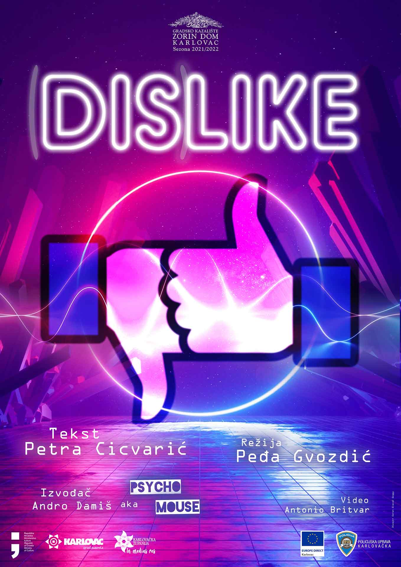 Plakat za predstavu DisLike