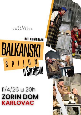 Plakat Balkanski špijun u Sarajevu