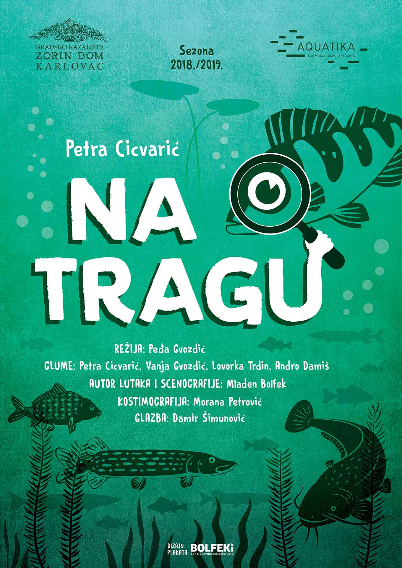 Plakat za predstavu Na tragu